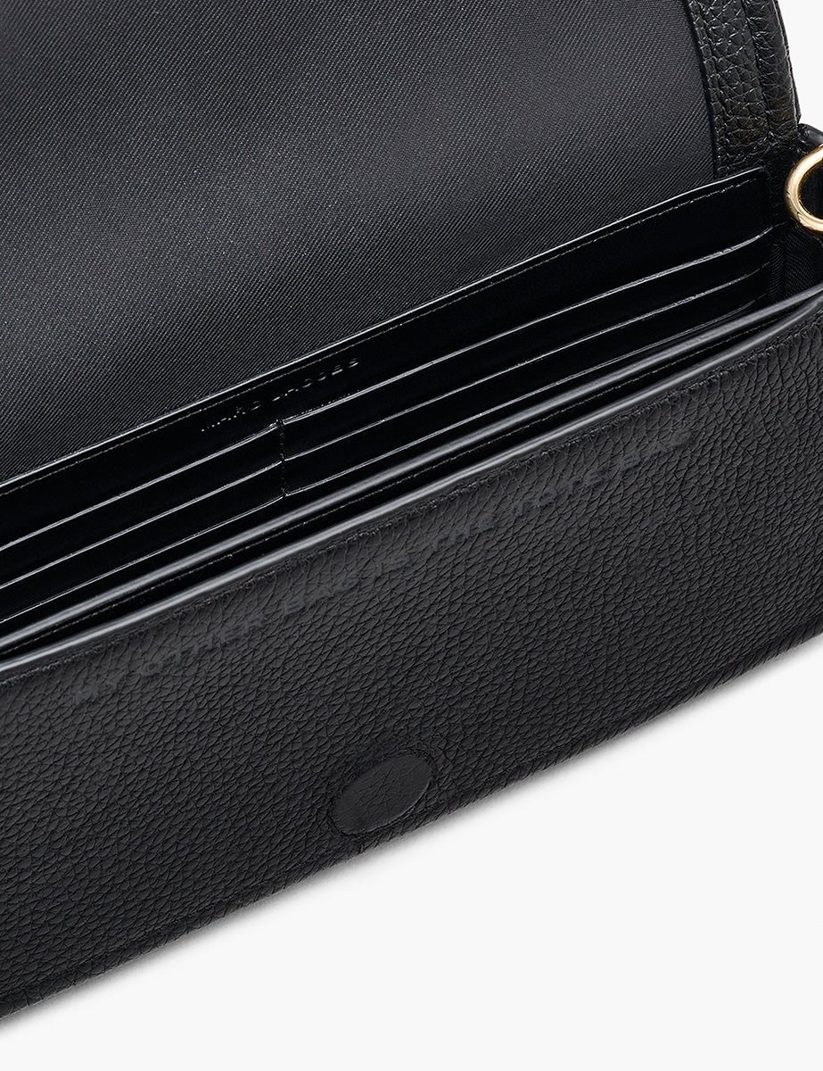 mini bag leather nero - marc jacobs - clutch