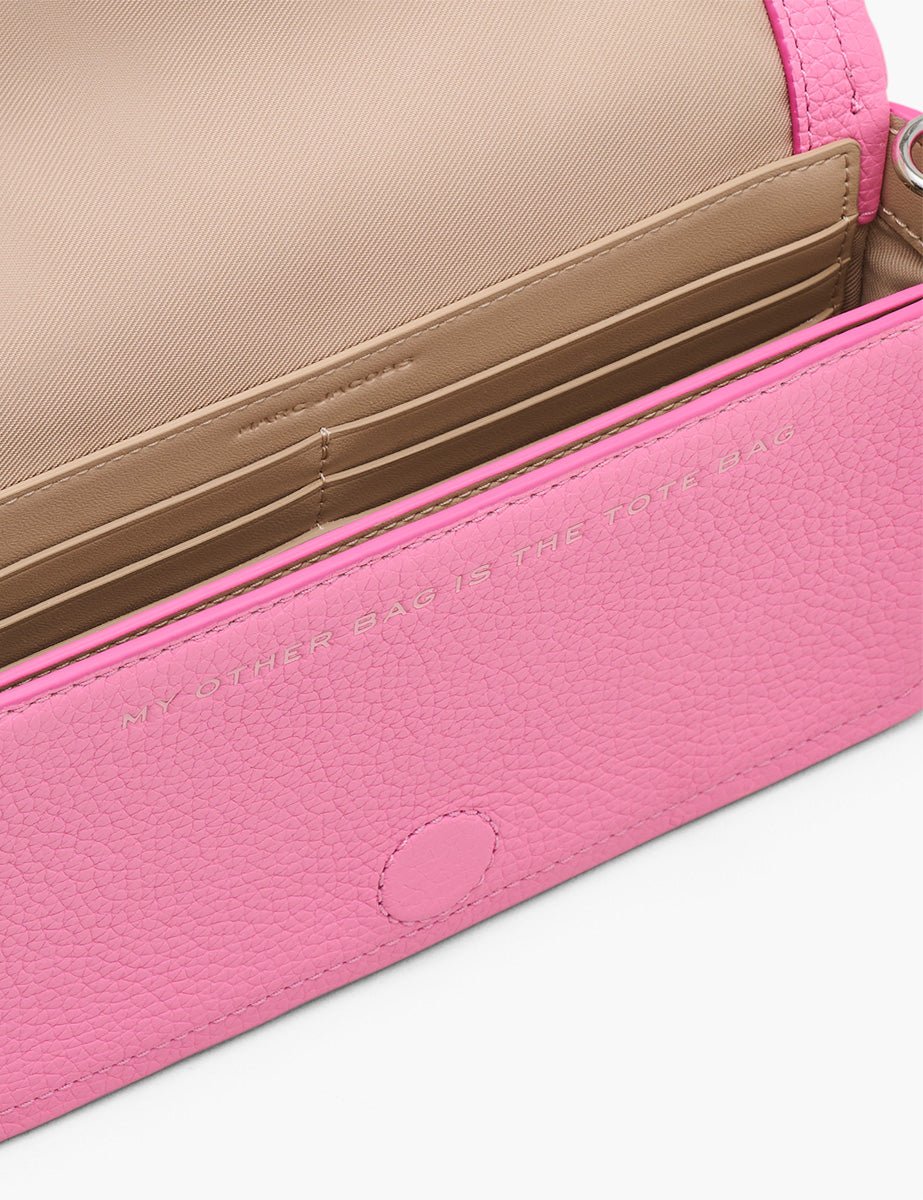mini bag leather petal pink - marc jacobs - clutch