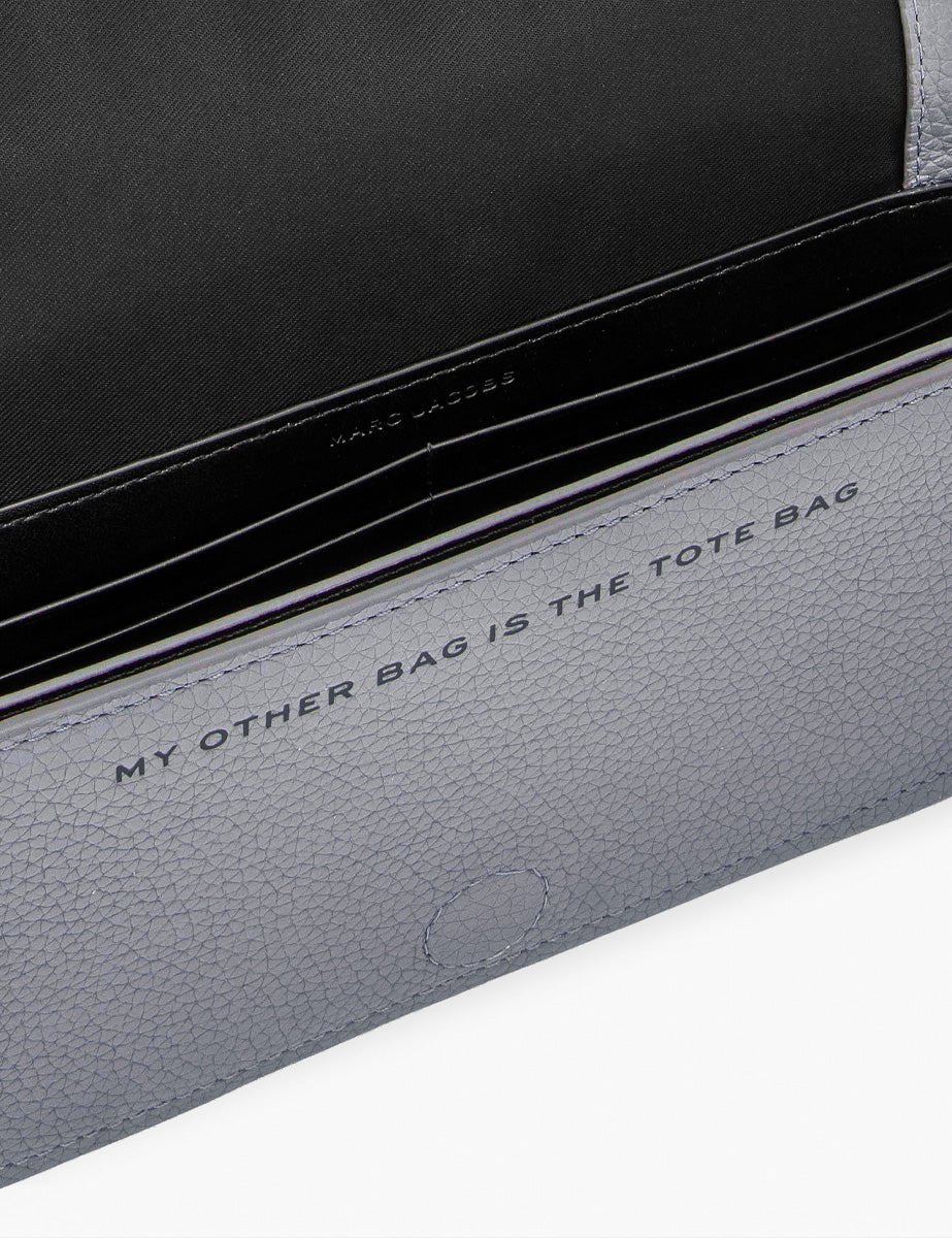 mini bag leather wolf grey - marc jacobs - clutch