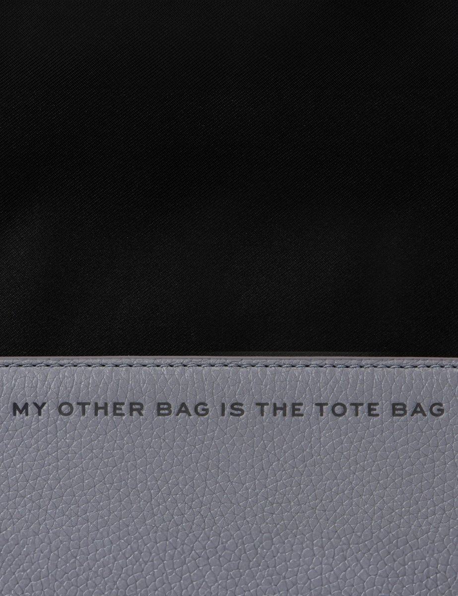 mini bag leather wolf grey - marc jacobs - clutch