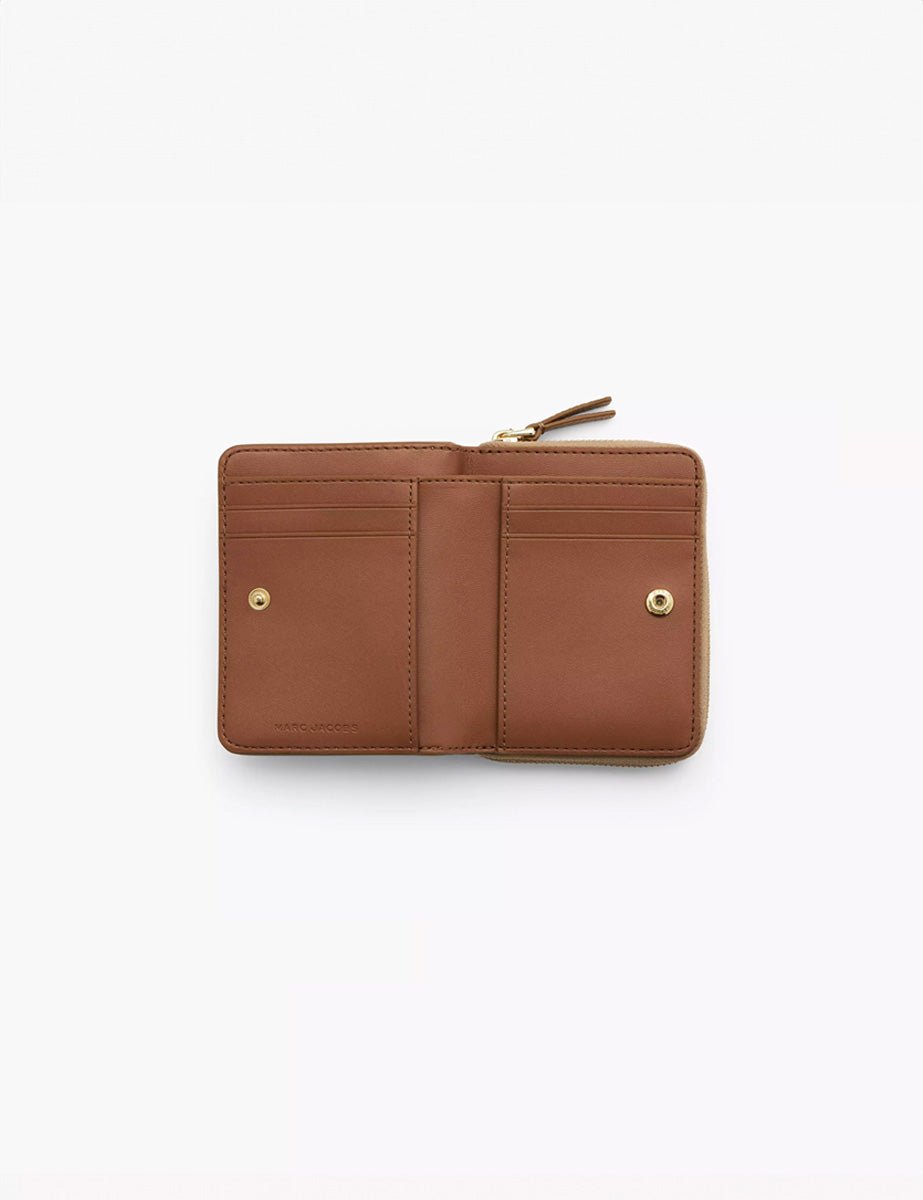 mini compact wallet camel - marc jacobs - portafogli