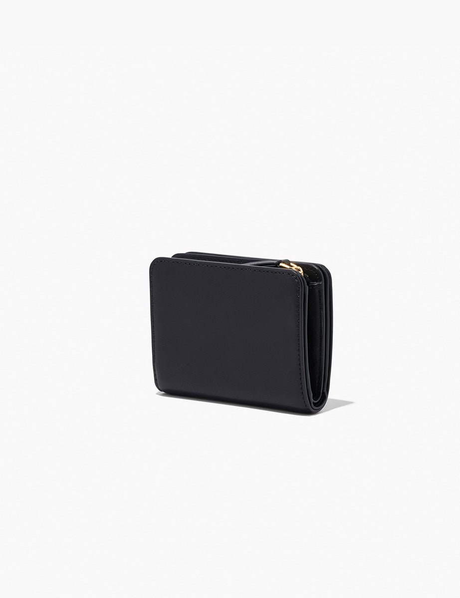 mini compact wallet nero - marc jacobs - portafogli