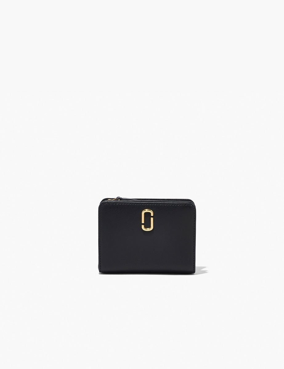 mini compact wallet nero - marc jacobs - portafogli