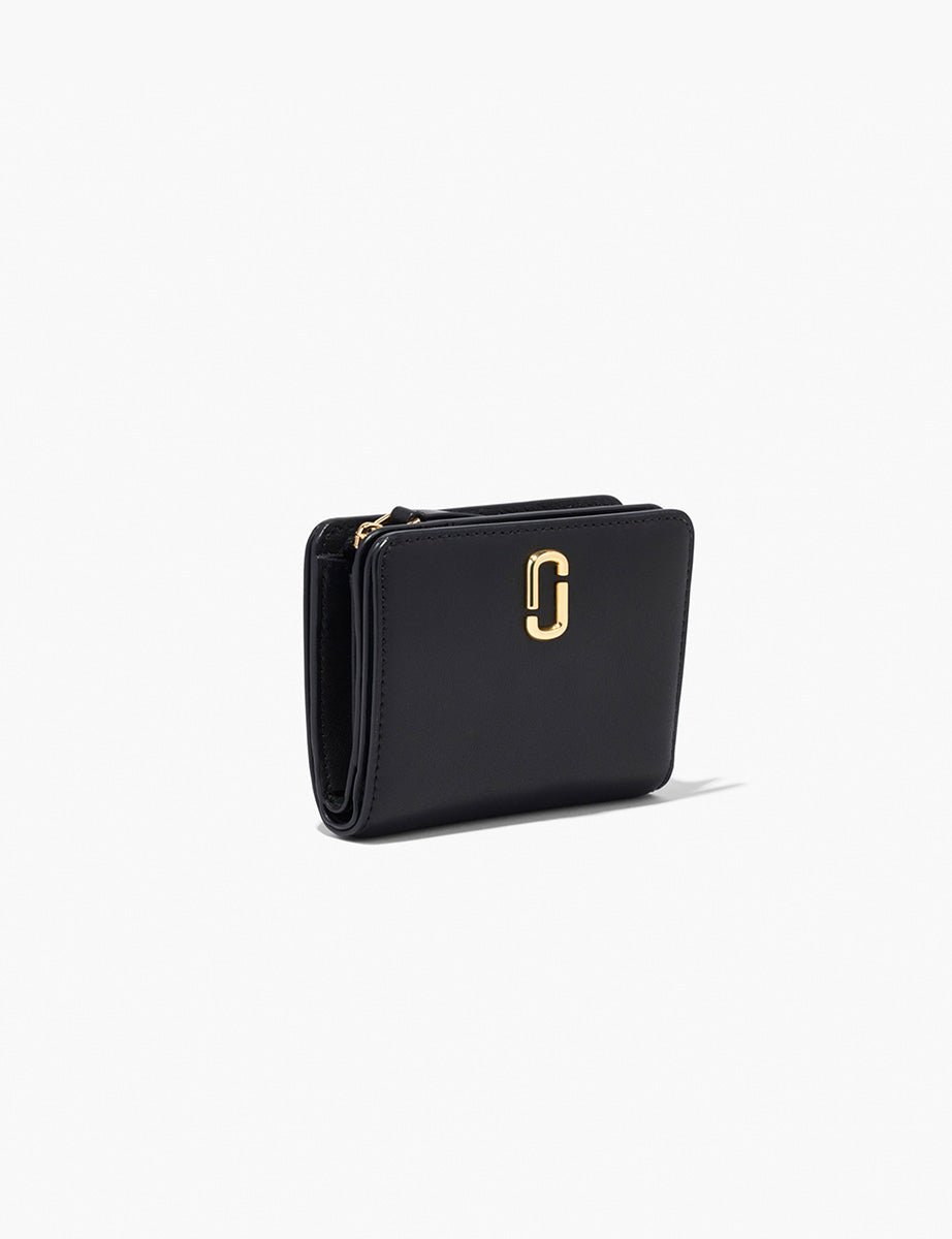 mini compact wallet nero - marc jacobs - portafogli
