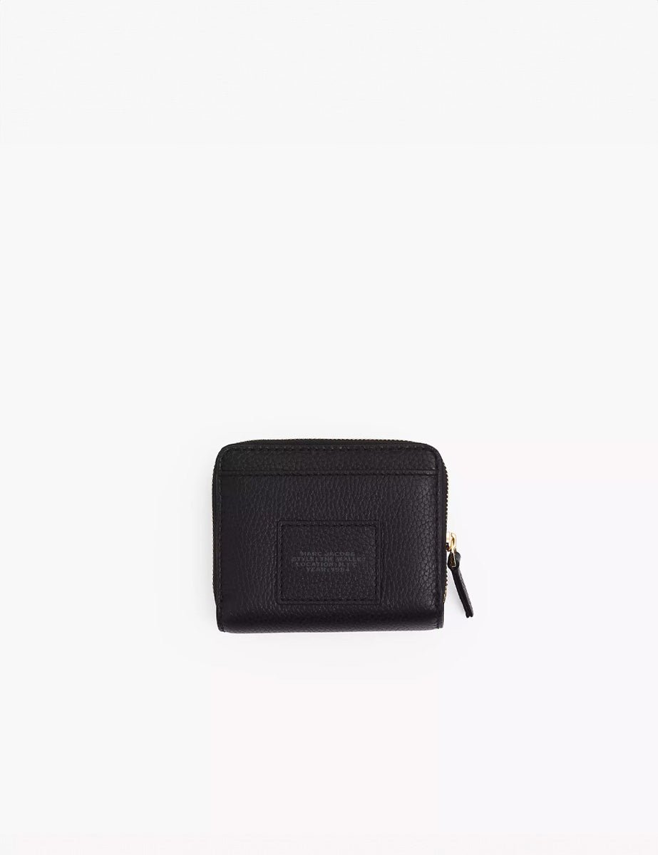 mini compact wallet nero - marc jacobs - portafogli