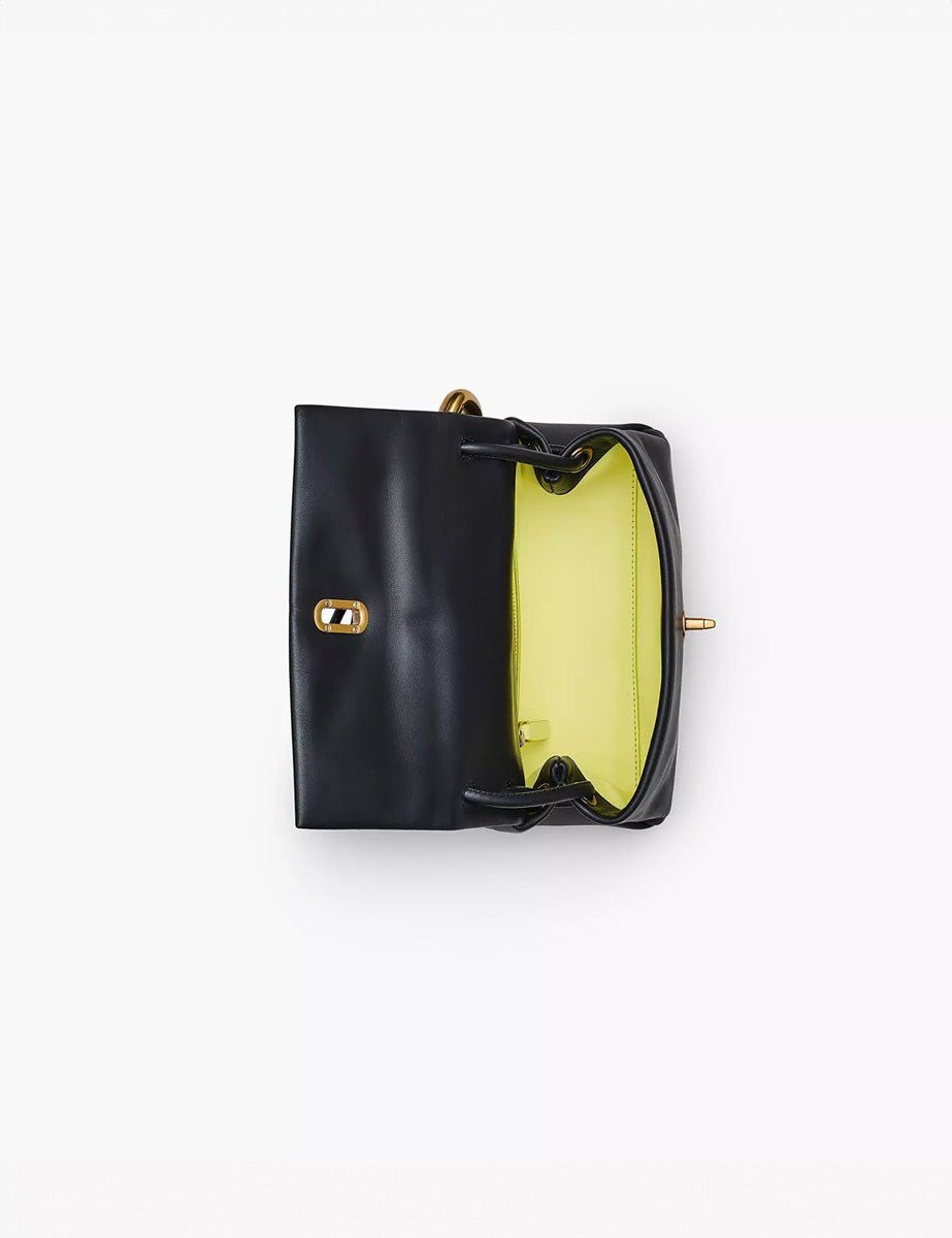 mini dual bag leather nero - marc jacobs - clutch