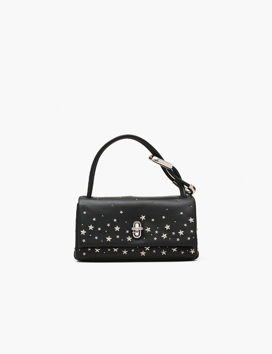 mini dual bag star studded lea nero - marc jacobs - shopper