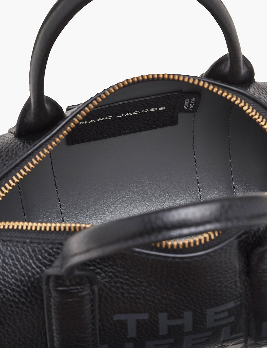 mini duffle leather nero - marc jacobs - shopper