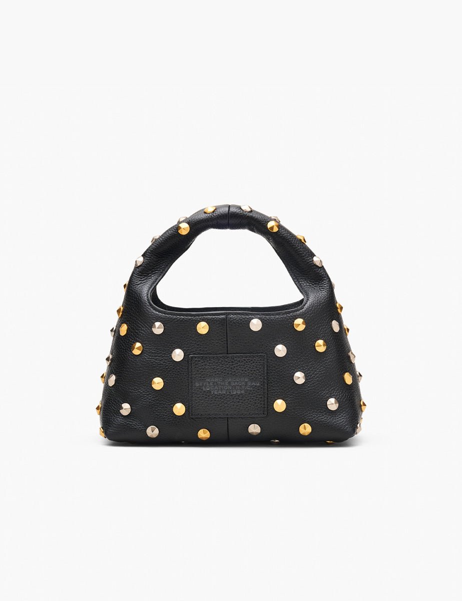 mini sack lea studs nero - marc jacobs - shopper