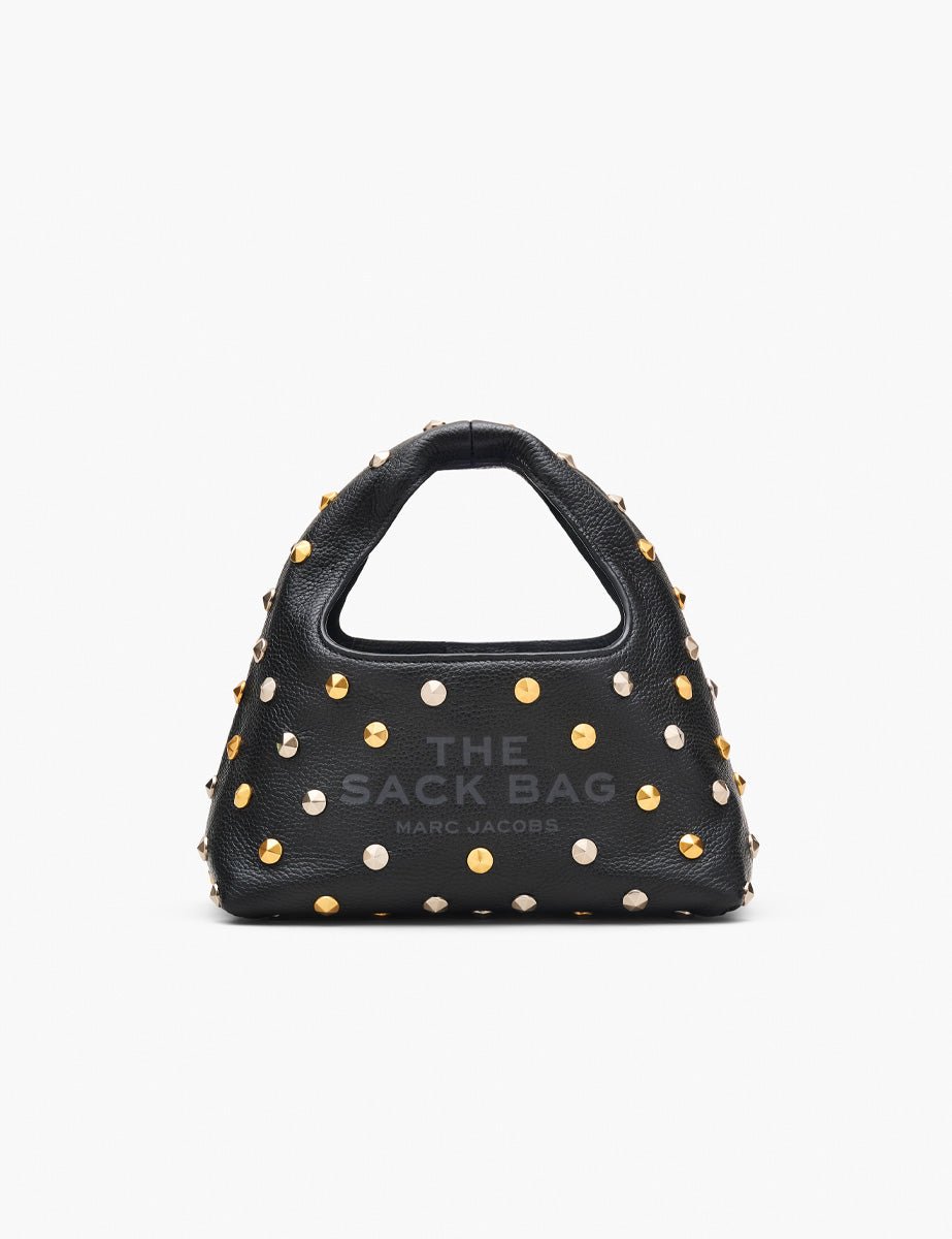 mini sack lea studs nero - marc jacobs - shopper