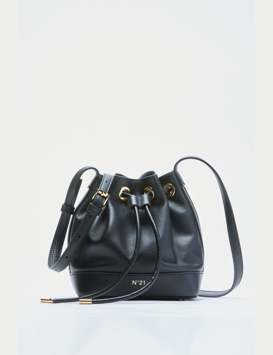 mini secchiello nero - n21 alessandro dell'acqua - shopper