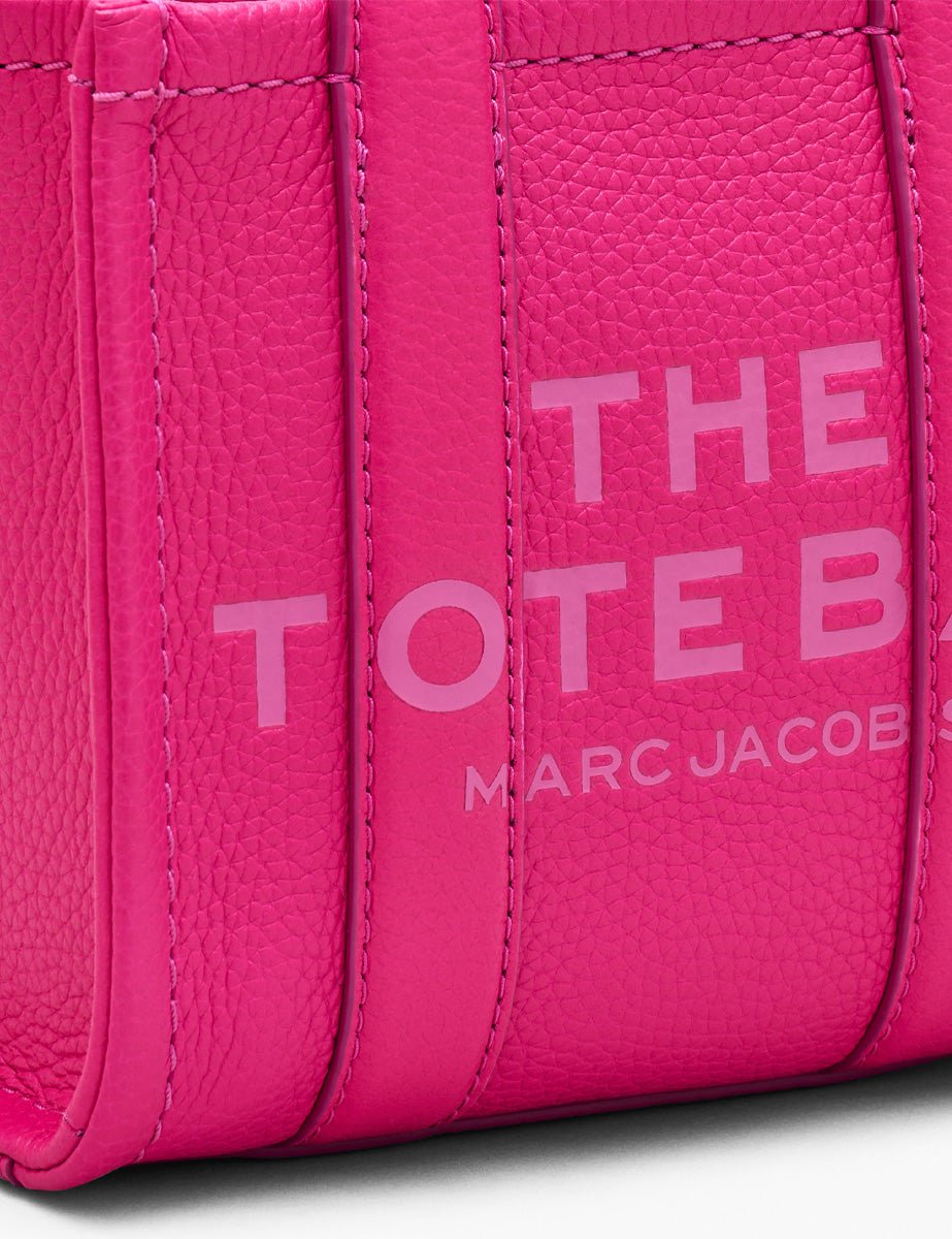 mini tote bag hot pink - marc jacobs - shopper