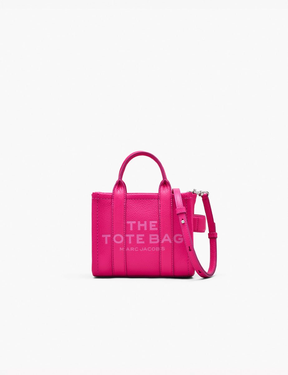 mini tote bag hot pink - marc jacobs - shopper