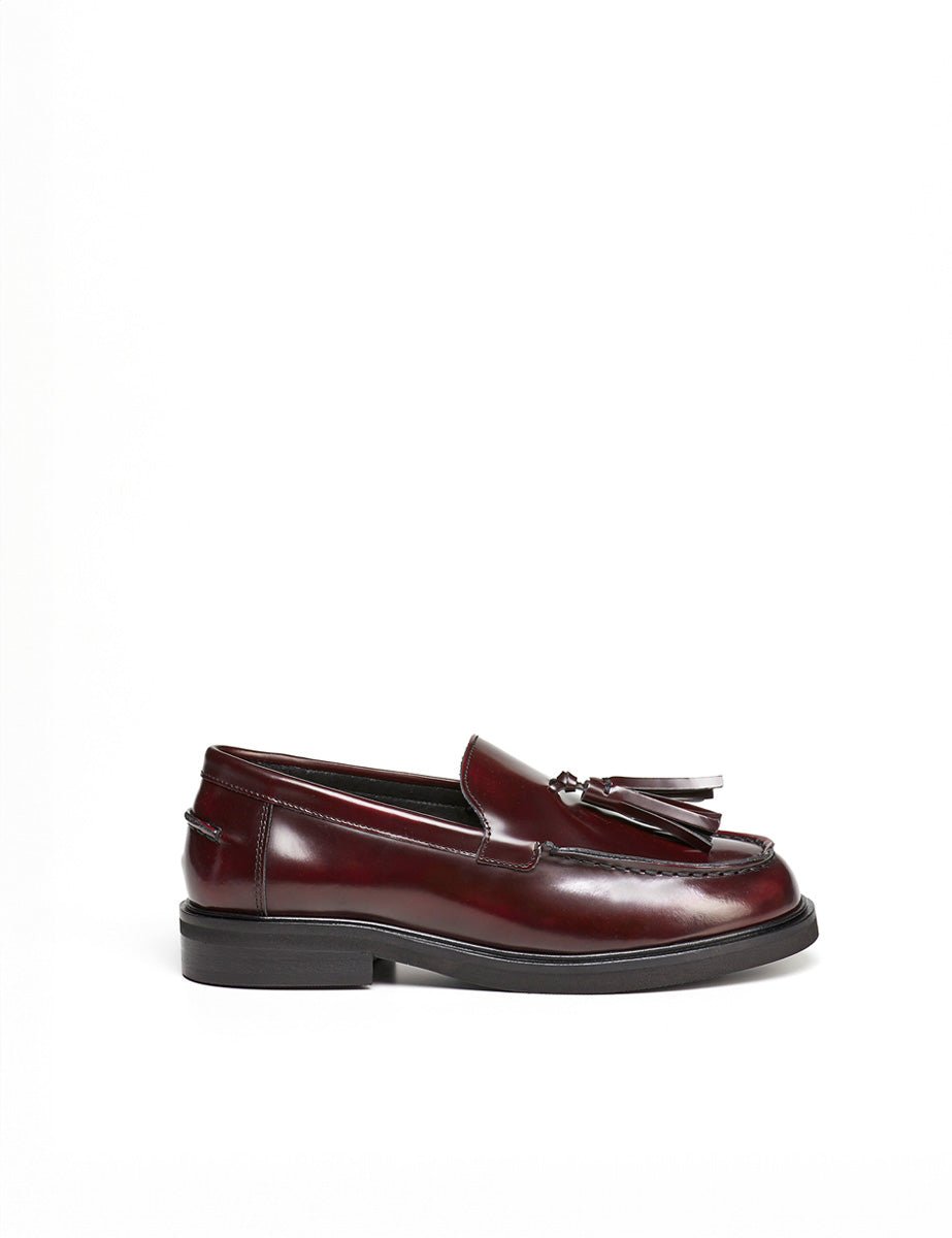 mocassino abrasivato bordeaux - poesie veneziane - mocassino