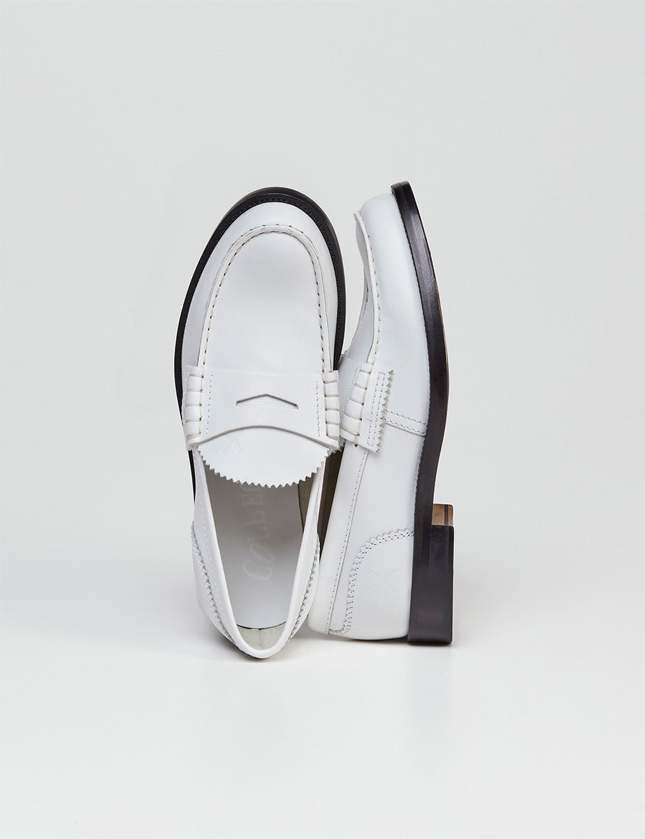 mocassino antik white - college - mocassino