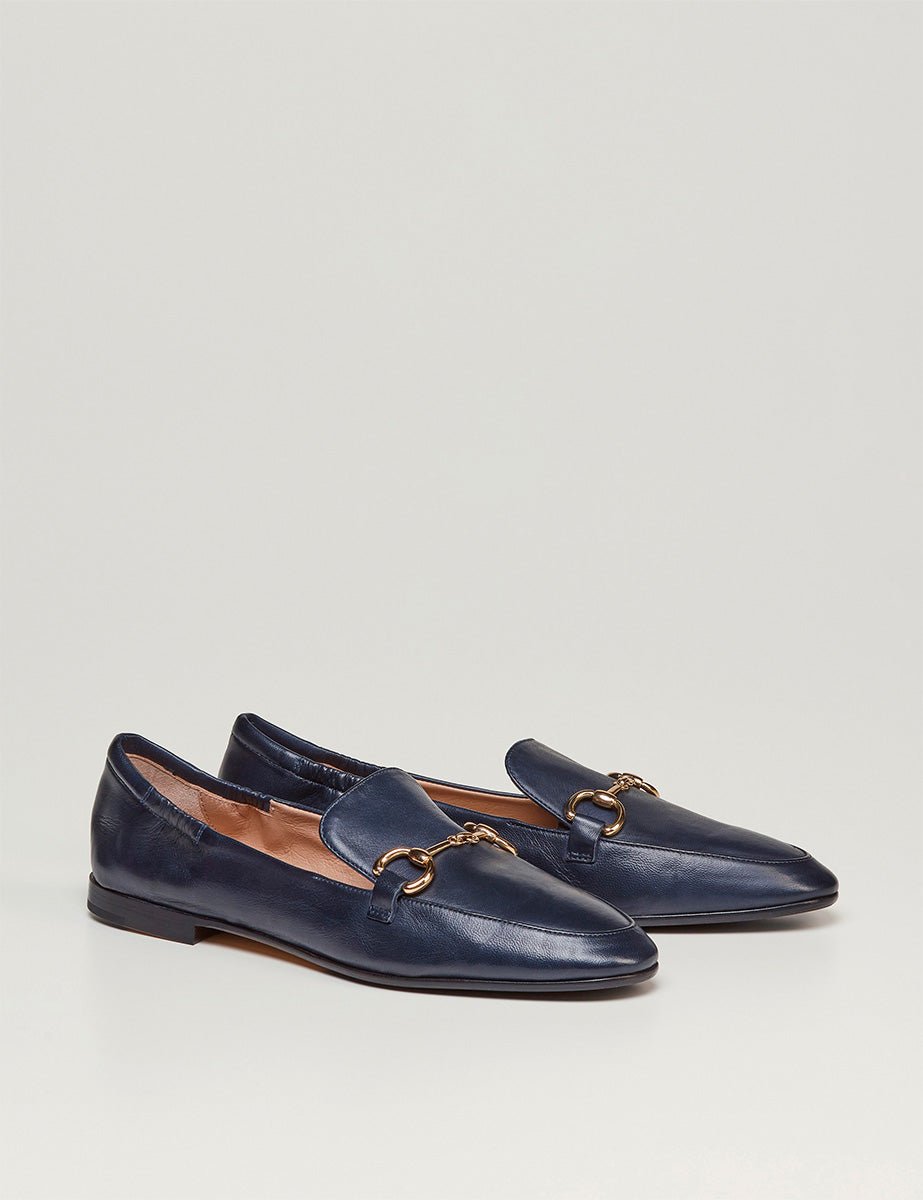 mocassino blu navy - pomme d'or - mocassino