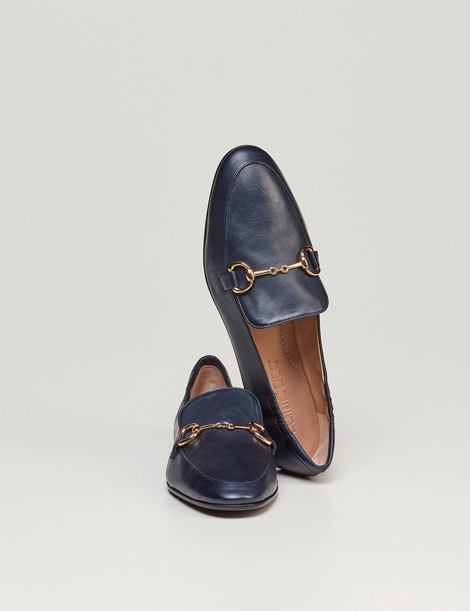 mocassino blu navy - pomme d'or - mocassino