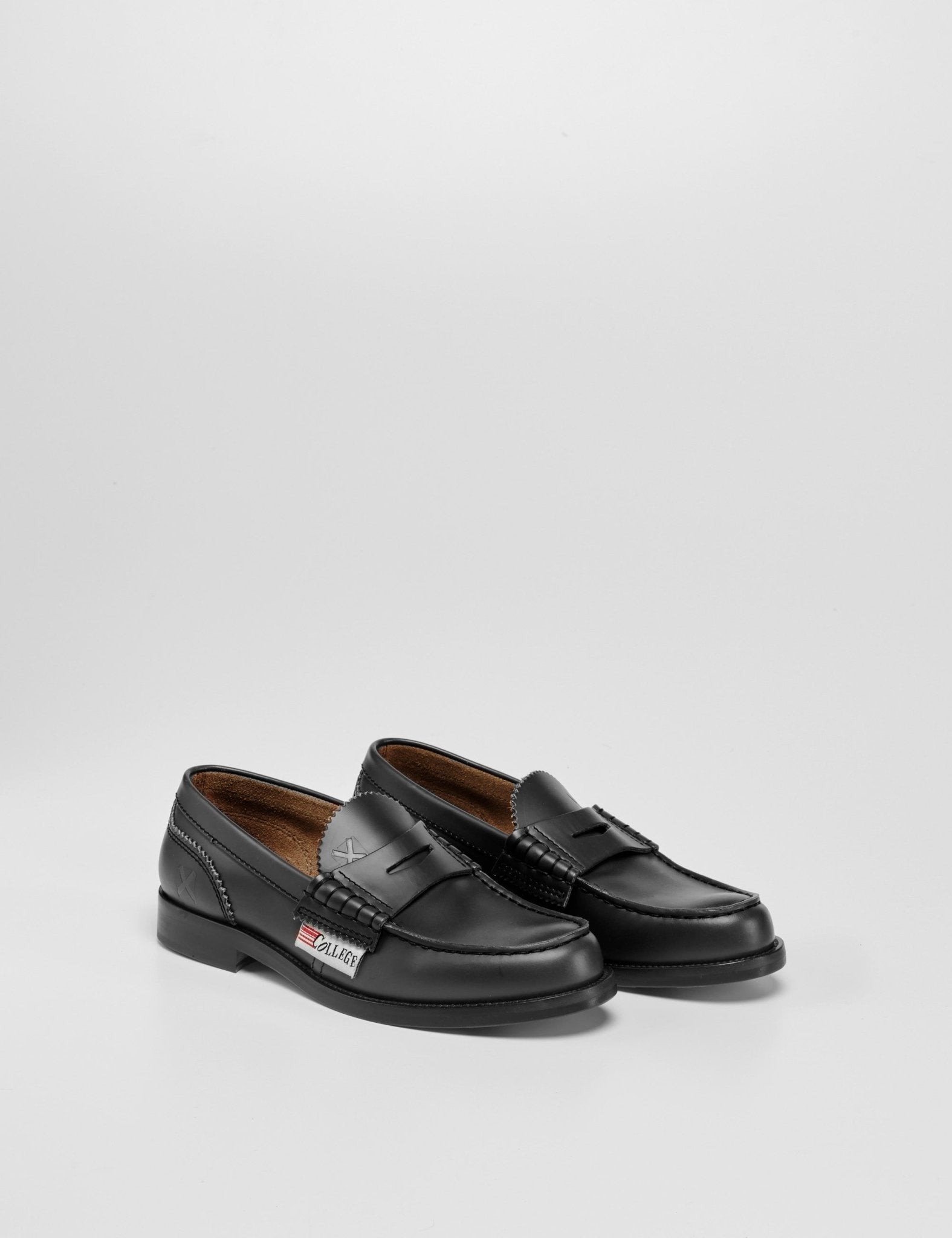 mocassino blu notte - college - mocassino