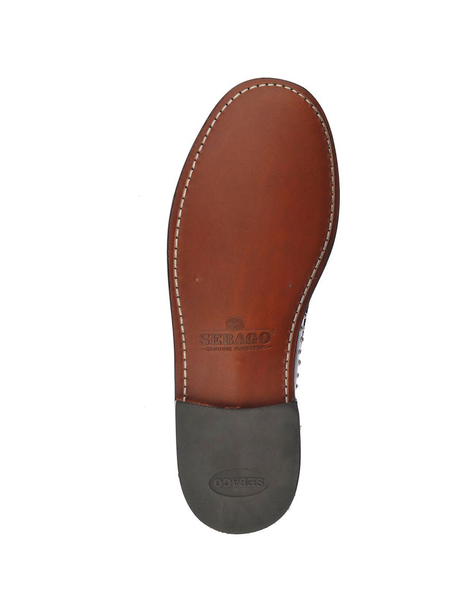 mocassino borchie nero - sebago - mocassino