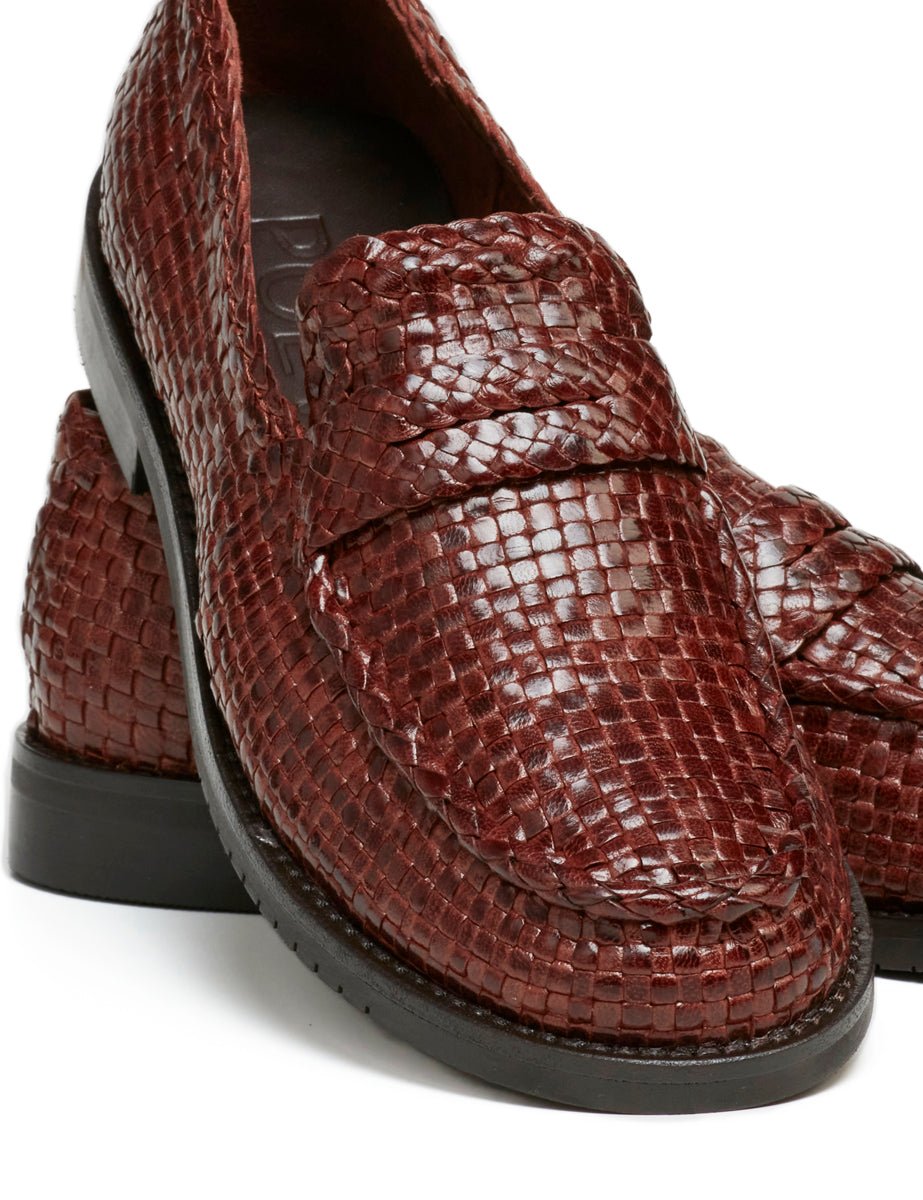 mocassino intreccio burnished - poeve - mocassino