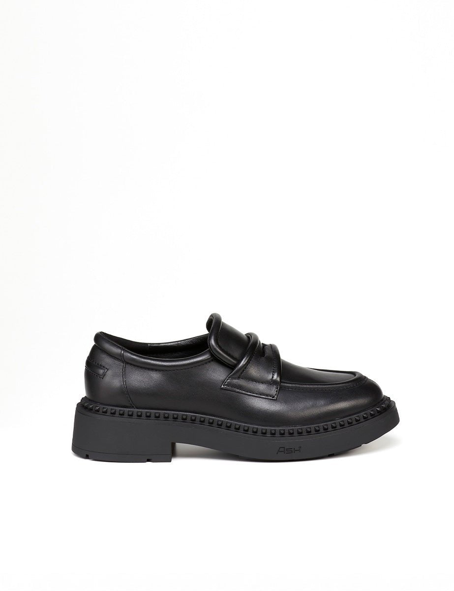 mocassino nappa black - ash - mocassino