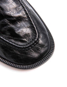 mocassino pelle nero - alysi - mocassino