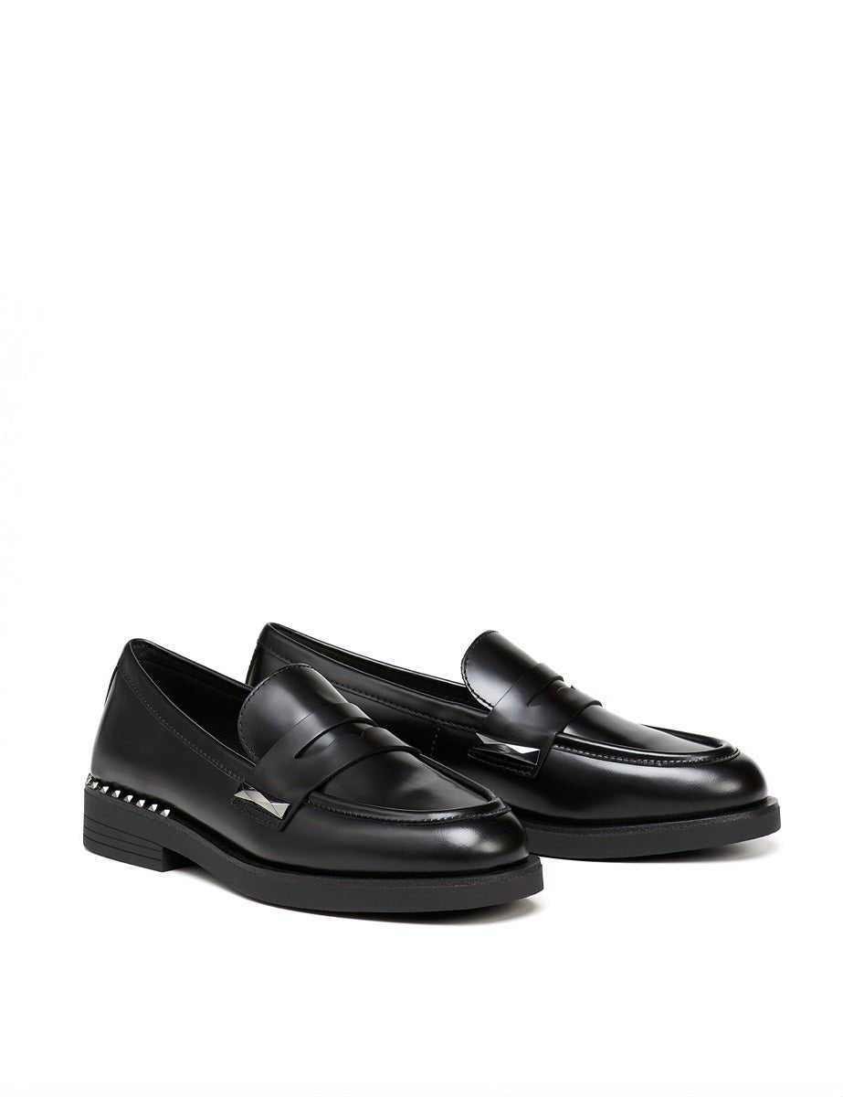 mocassino polish calf black - ash - mocassino