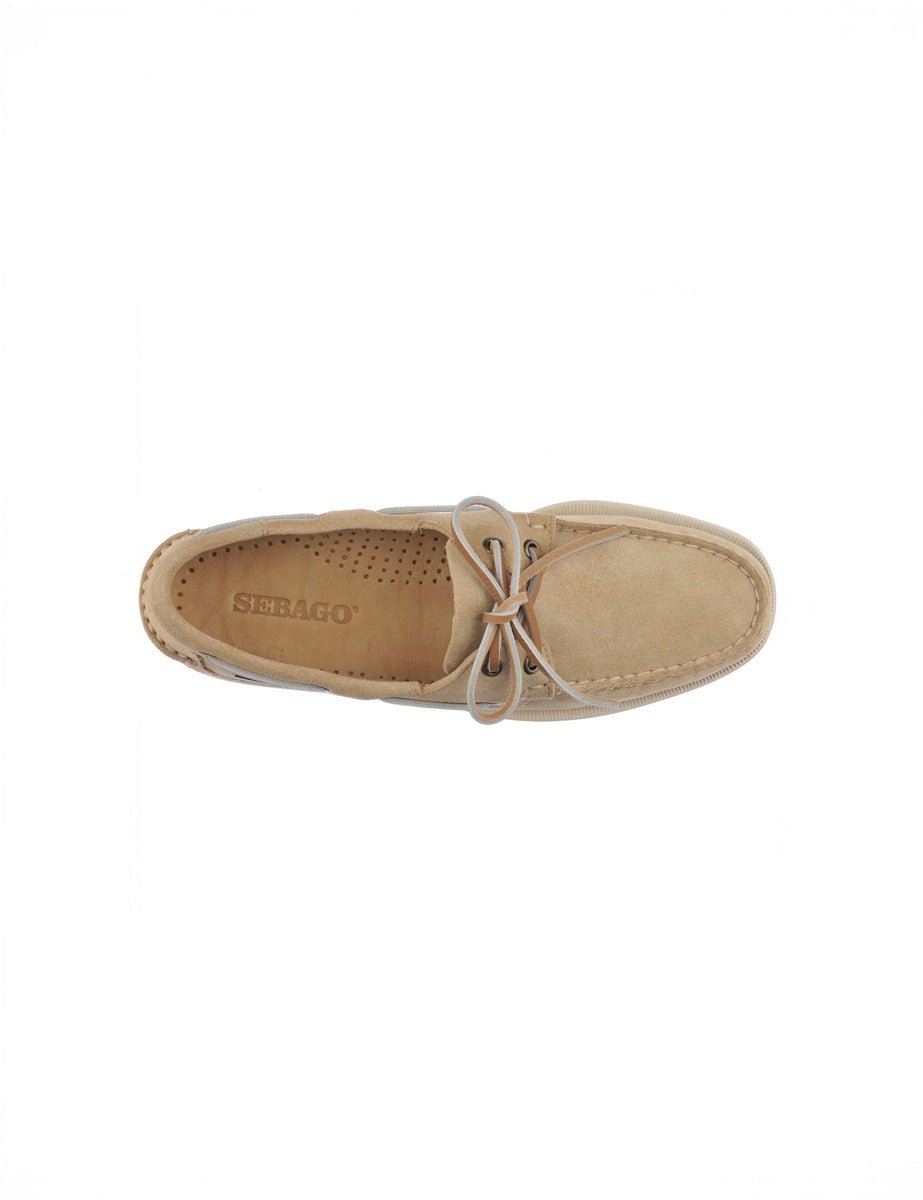 mocassino portland flesh out beige camel - sebago - mocassino