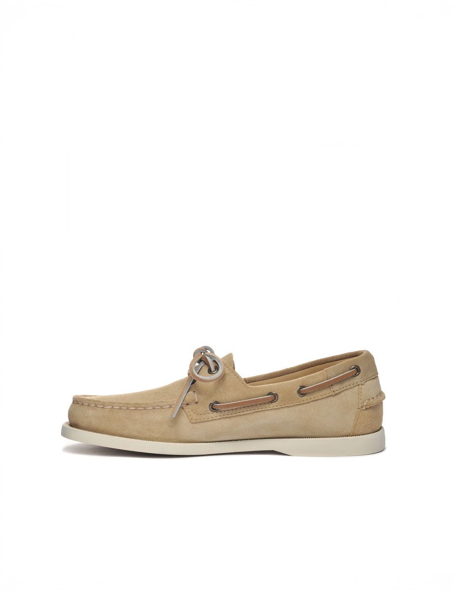 mocassino portland flesh out beige camel - sebago - mocassino