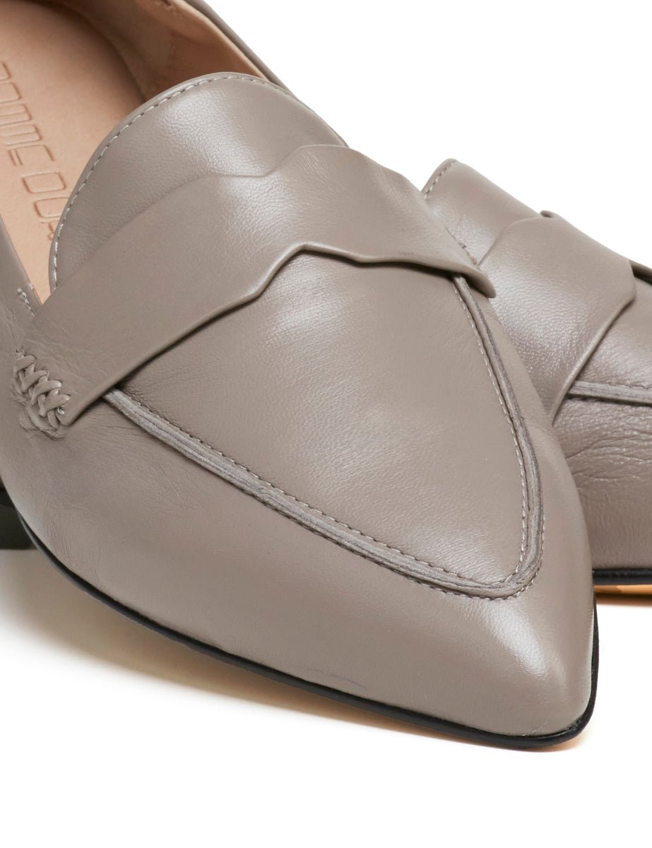 mocassino punta warm grey - pomme d'or - mocassino
