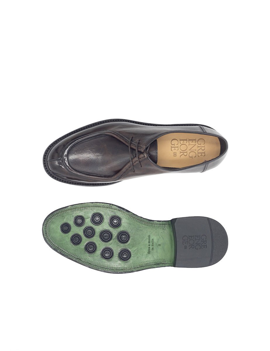 mocassino stringato moro - green george - derby