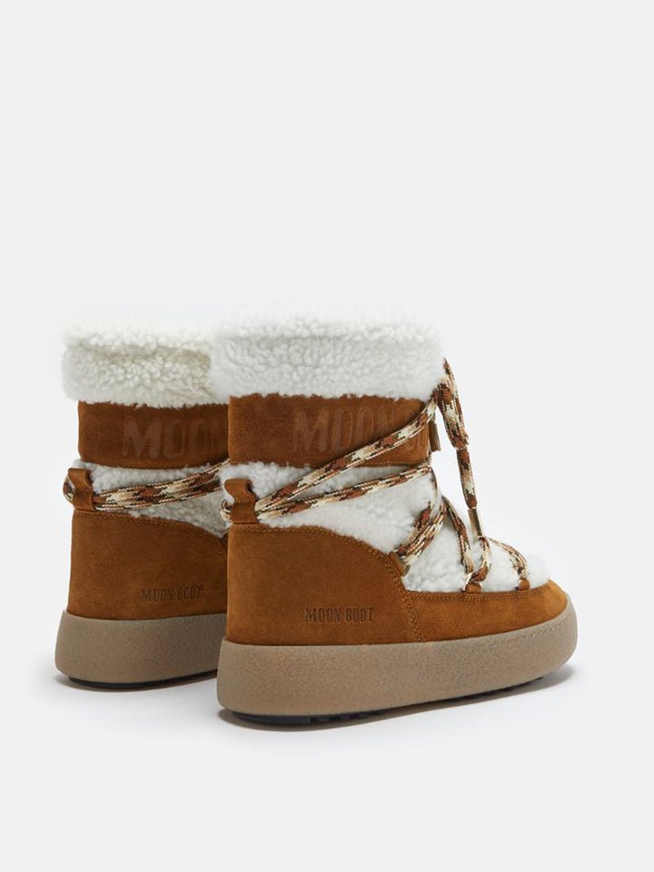 moon boot suede e pelo stringati - moon boot - doposci