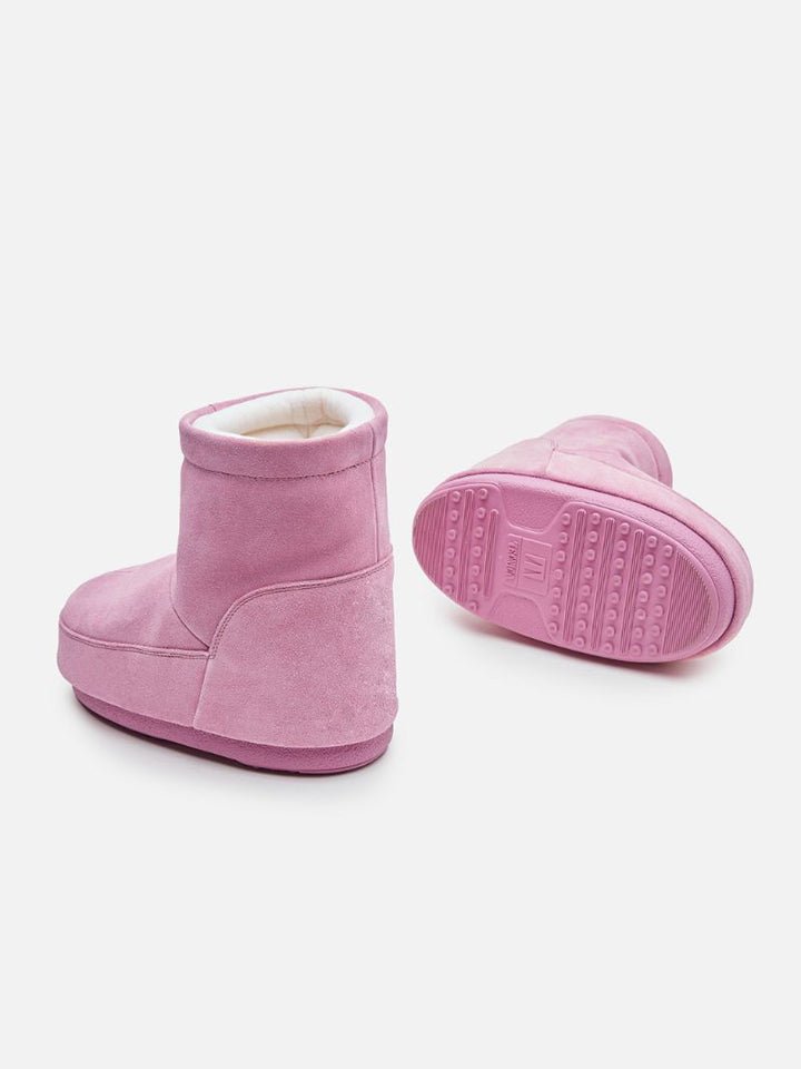 moon boot suede gum pink - moon boot - doposci