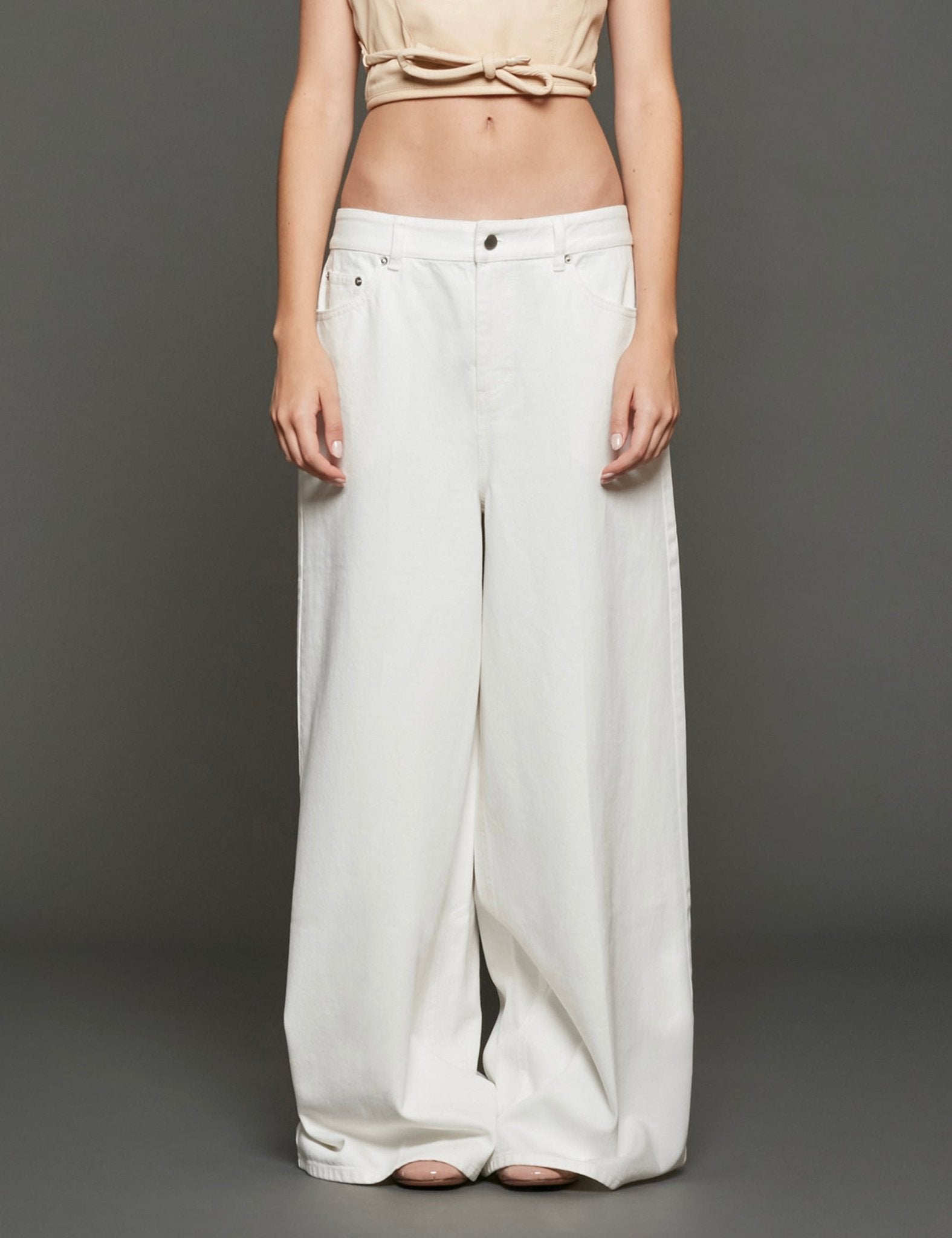murray jeans bianco - tibi - jeans