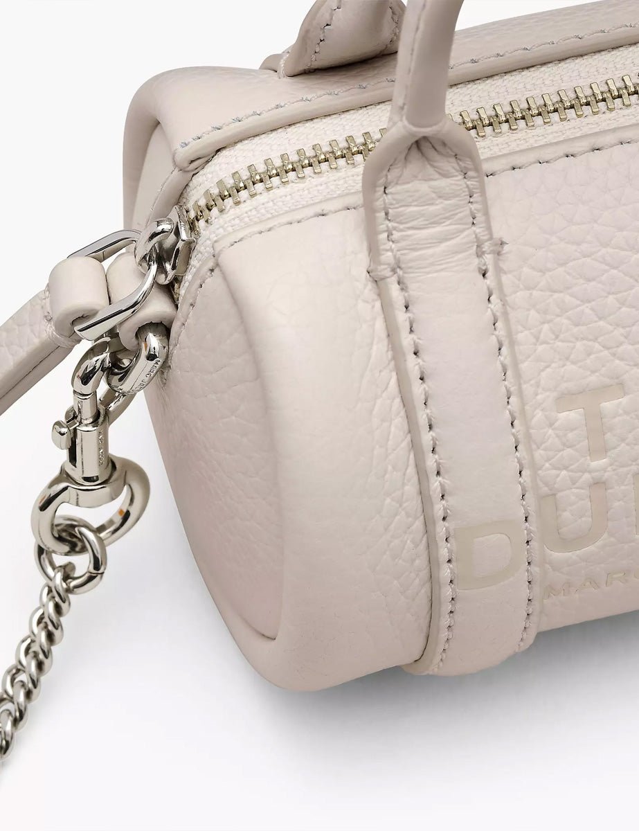 nano duffle crossbody bag cotton silver - marc jacobs - clutch