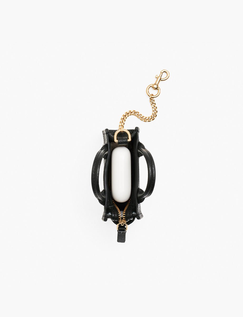 nano tote charm leather limoncello - marc jacobs - shopper