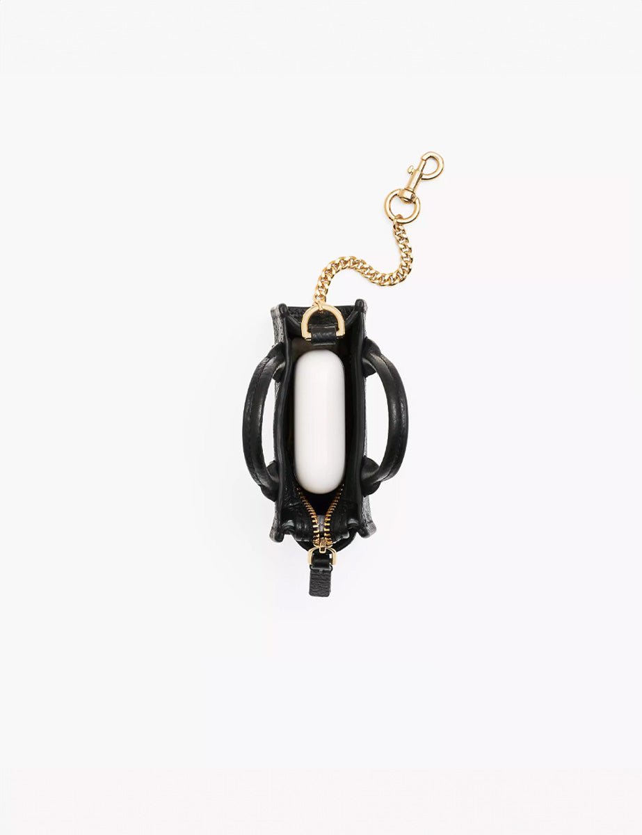 nano tote charm leather nero - marc jacobs - shopper