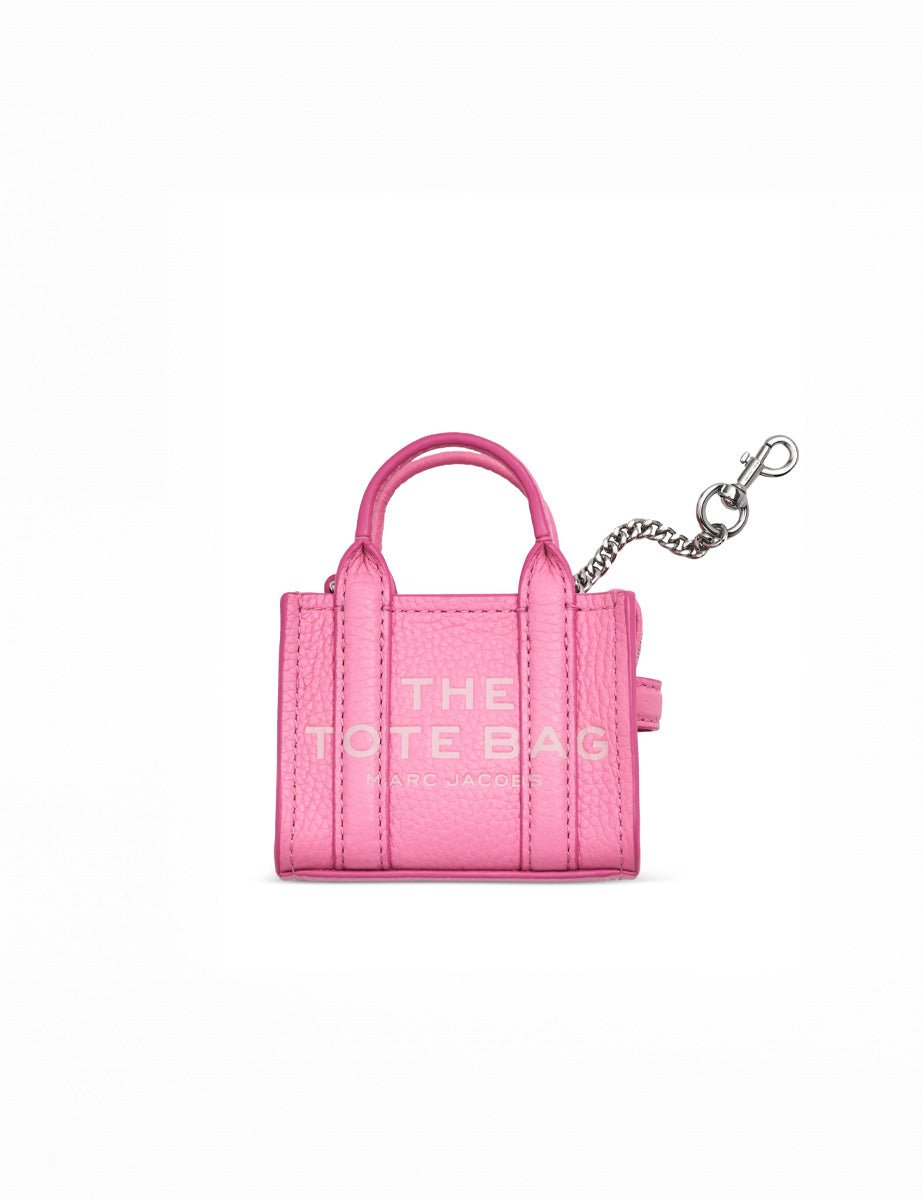 nano tote charm leather petal pink - marc jacobs - shopper