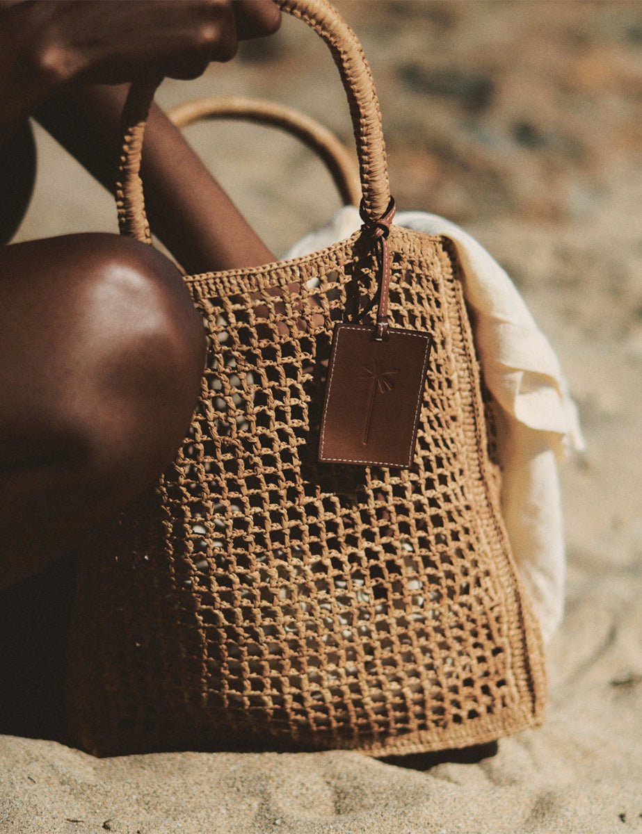 net bag natural tan - maneb� - shopper