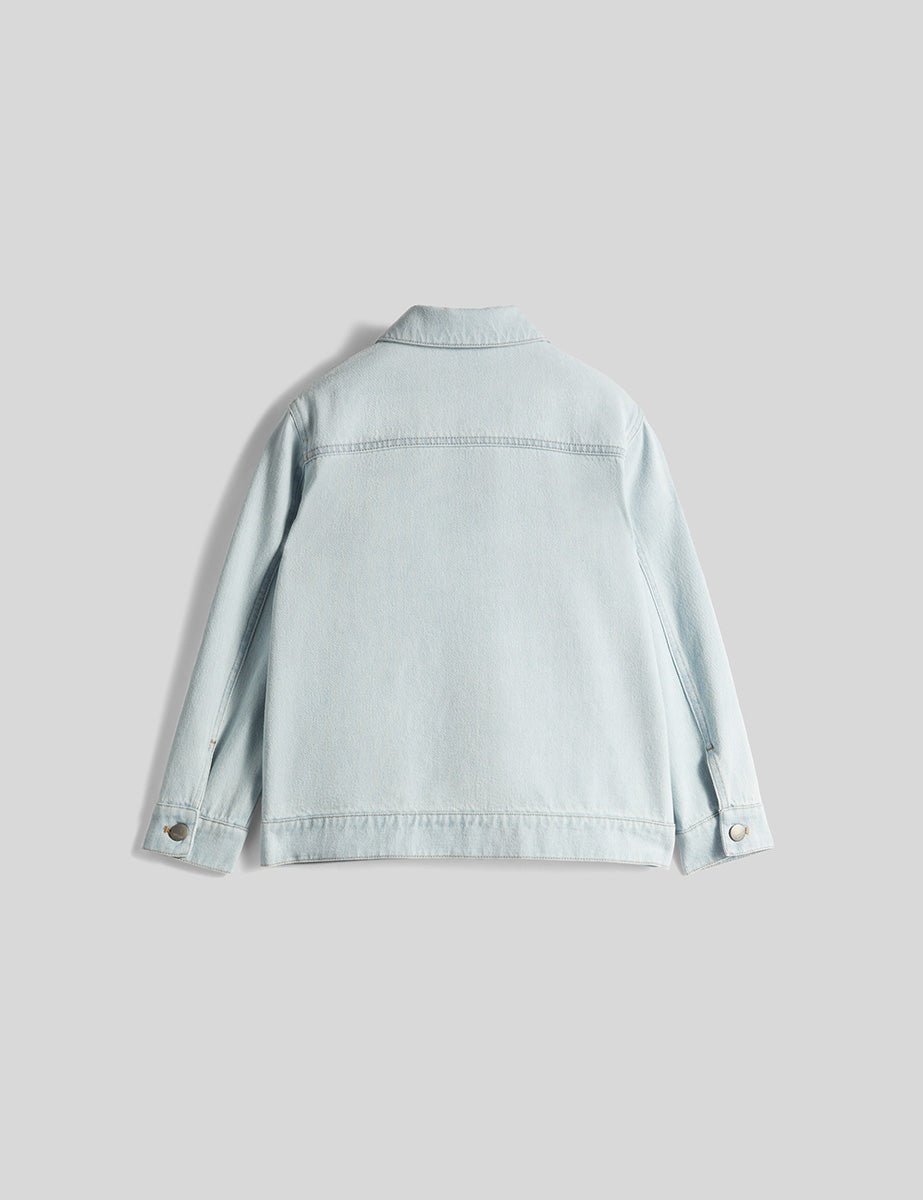 overshirt jeans denim bleached - aspesi - giacca