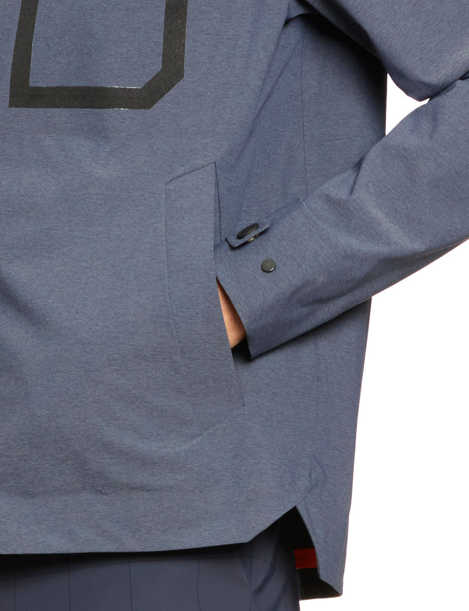 overshirt terzilight taschino blu melange - rrd - giacca