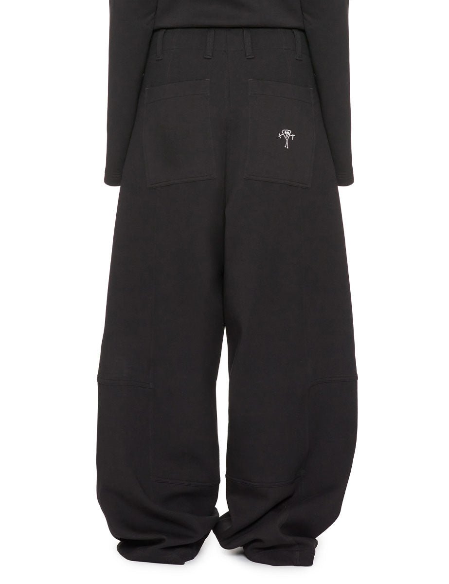 pantalone baggy black - plan c - pantalone
