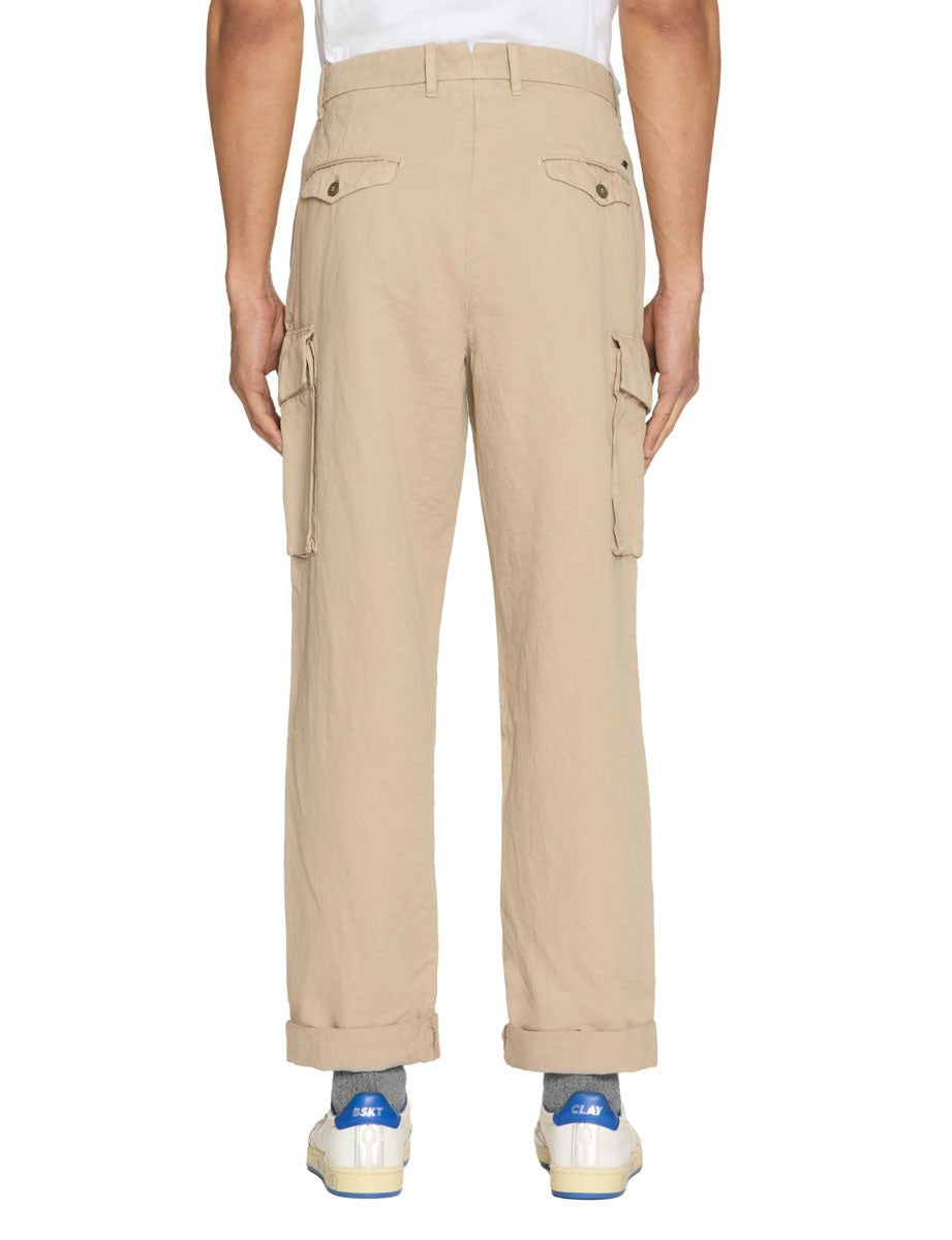 pantalone cargo pinces tortora - mason's - pantalone casual