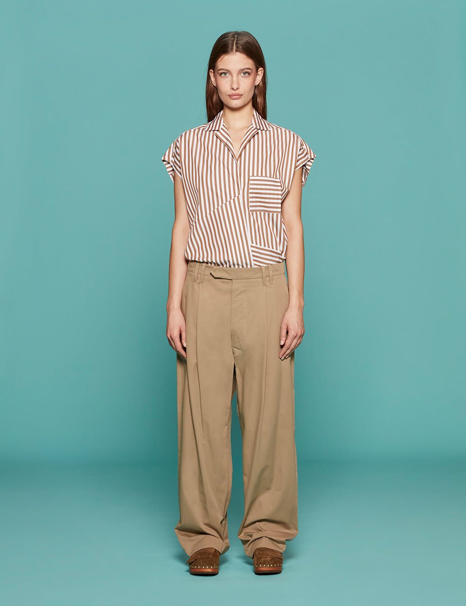 pantalone carolina cotone kaki - jejia - pantalone