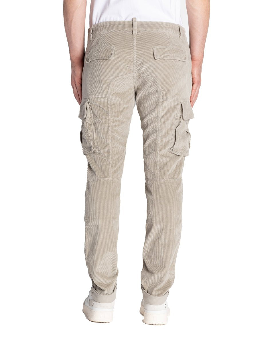 pantalone chile velluto beige - mason's - pantalone casual