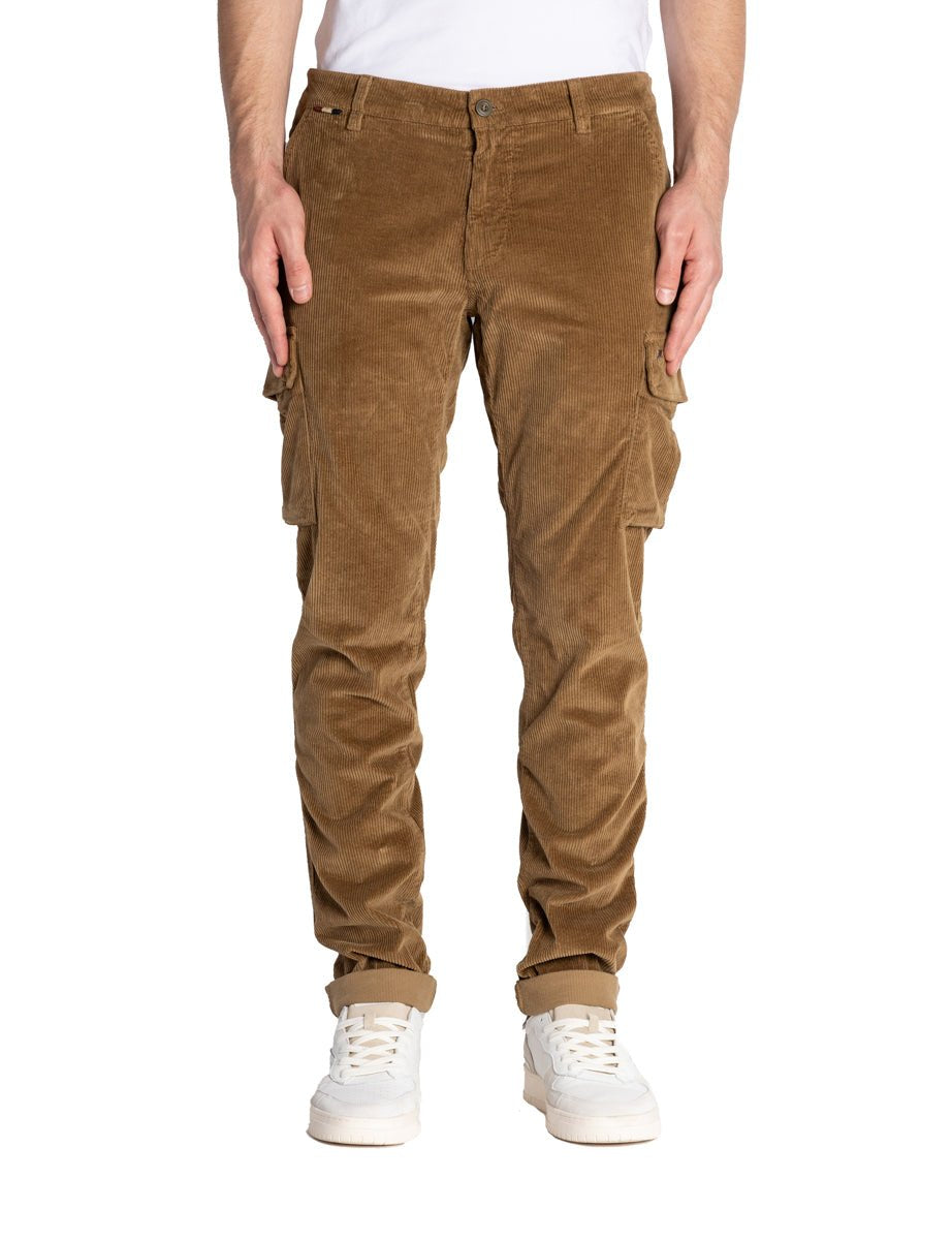 pantalone chile velluto marrone biscotto - mason's - pantalone casual
