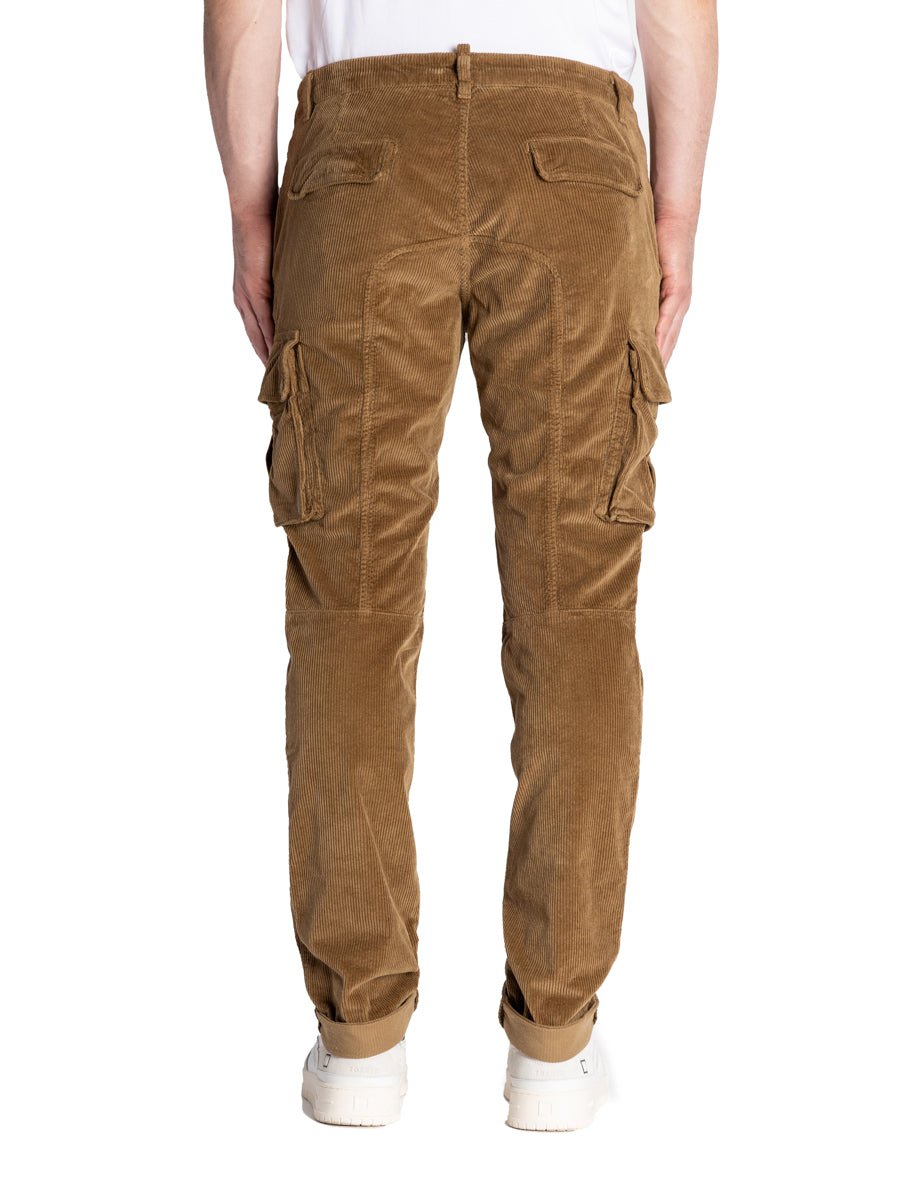 pantalone chile velluto marrone biscotto - mason's - pantalone casual