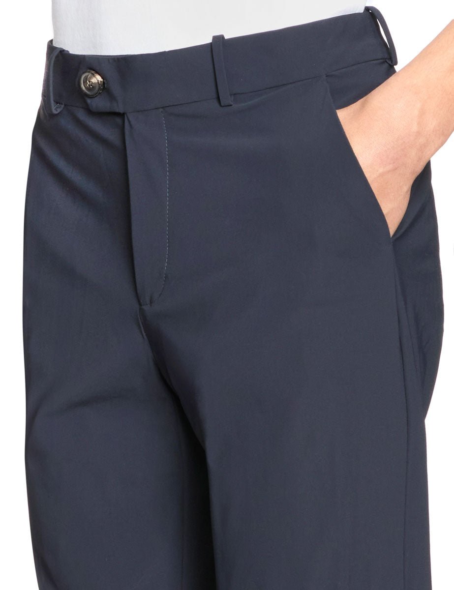 pantalone chino surflex tecnico blu - rrd - pantalone elegante