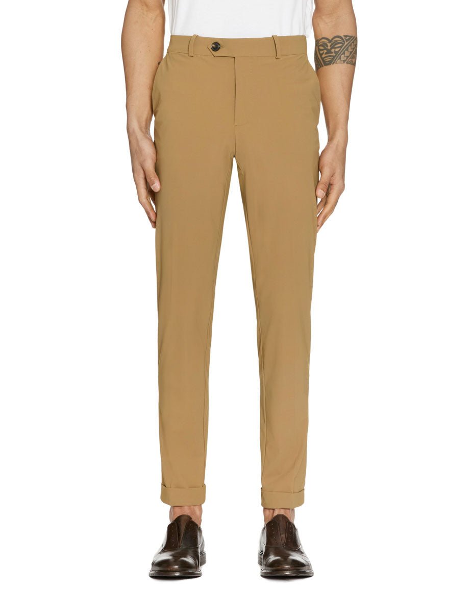 pantalone chino surflex tecnico tortora - rrd - pantalone elegante
