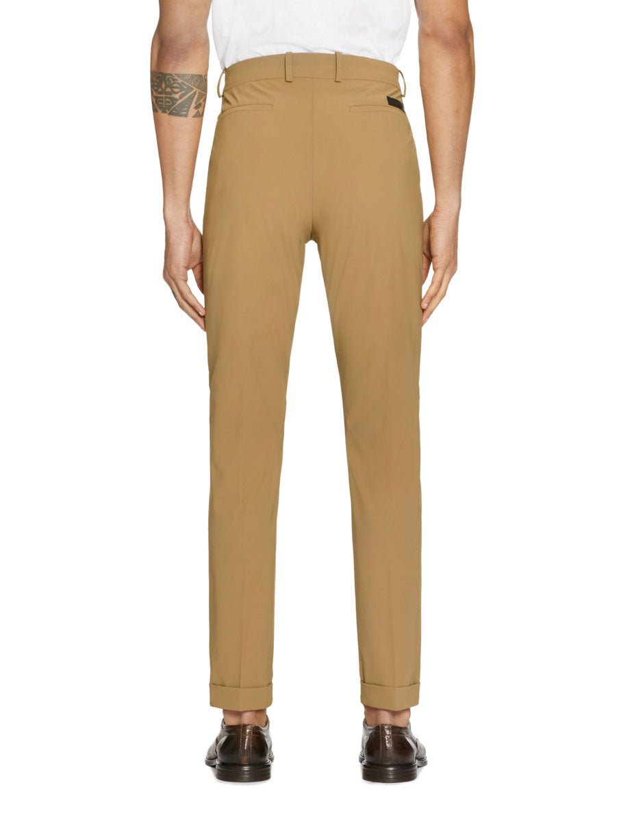 pantalone chino surflex tecnico tortora - rrd - pantalone elegante